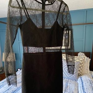Top shop Black Lace Dress